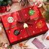 500pcs Merry Christmas Stickers Round Stickers Christmas Tag for Envelope Sealing Gift Decor Shop Product Packaging Stickers