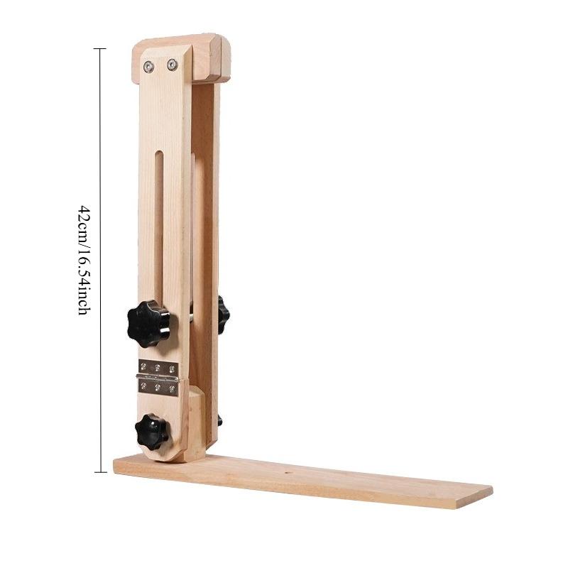 

Шитье освобождает руки, регулируемый угол наклона 180°, деревянный зажим для ручного шитья, вертикальный деревянный зажим темные хаки