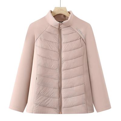 Women's Clothing Autumn and Winter New Warm Splicing Yoga Jacket Slim Outdoor Running Sports Cotton Clothes