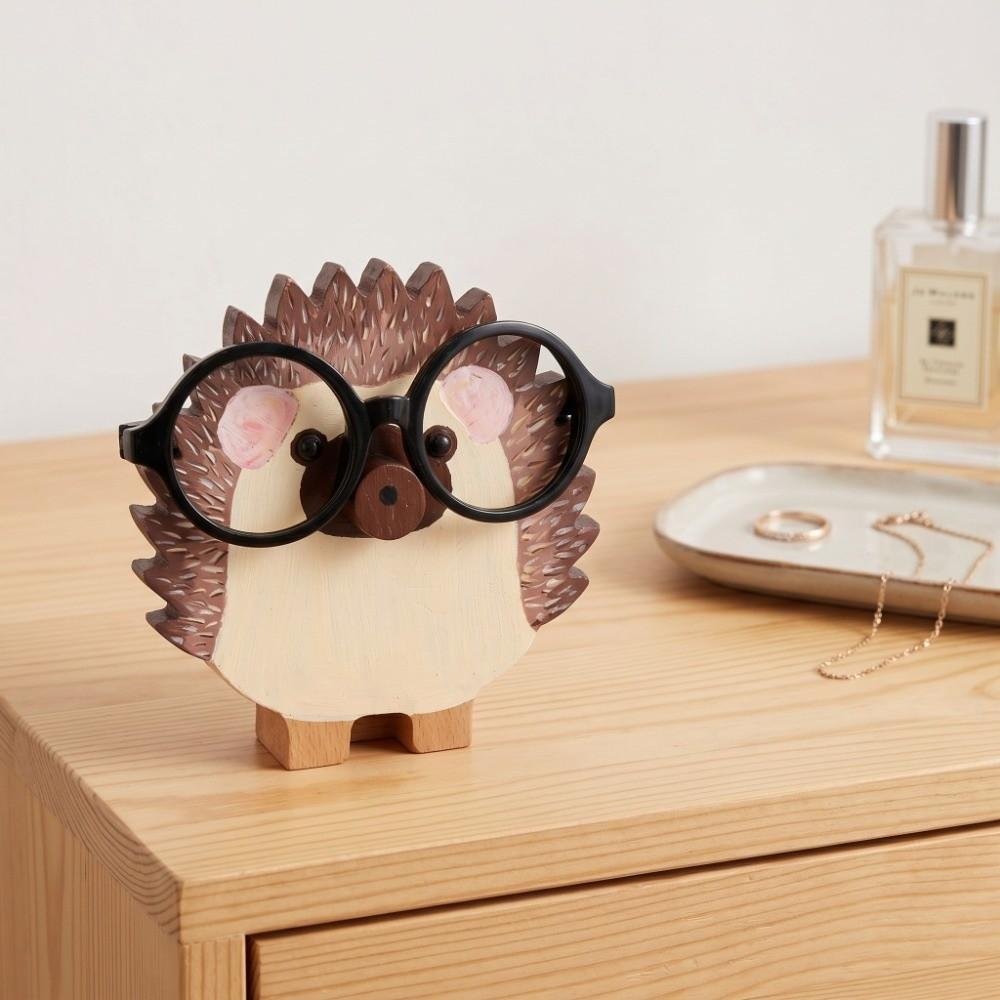 Hand Coated Multi-color Paint Finish Wooden Animal Shaped Eyeglass Holder