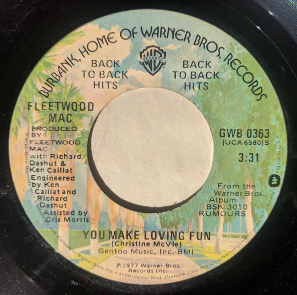 

7-дюймовая пластинка FLEETWOOD MAC You Make Loving Fun Gold Dust Wom GWB0363 Warner Bros. Re US Rock Used