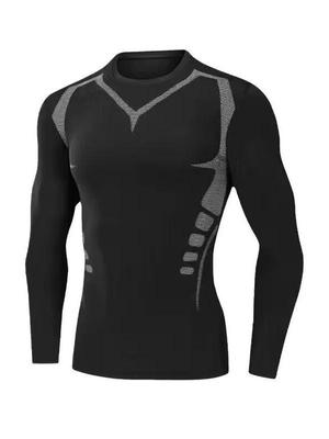 Men's Quick-Dry Compression Top for Running & Cycling