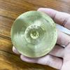 Portable Brass Precision Compass & Rotatable Eight Trigrams Gyroscope Ornament for Travel and Home