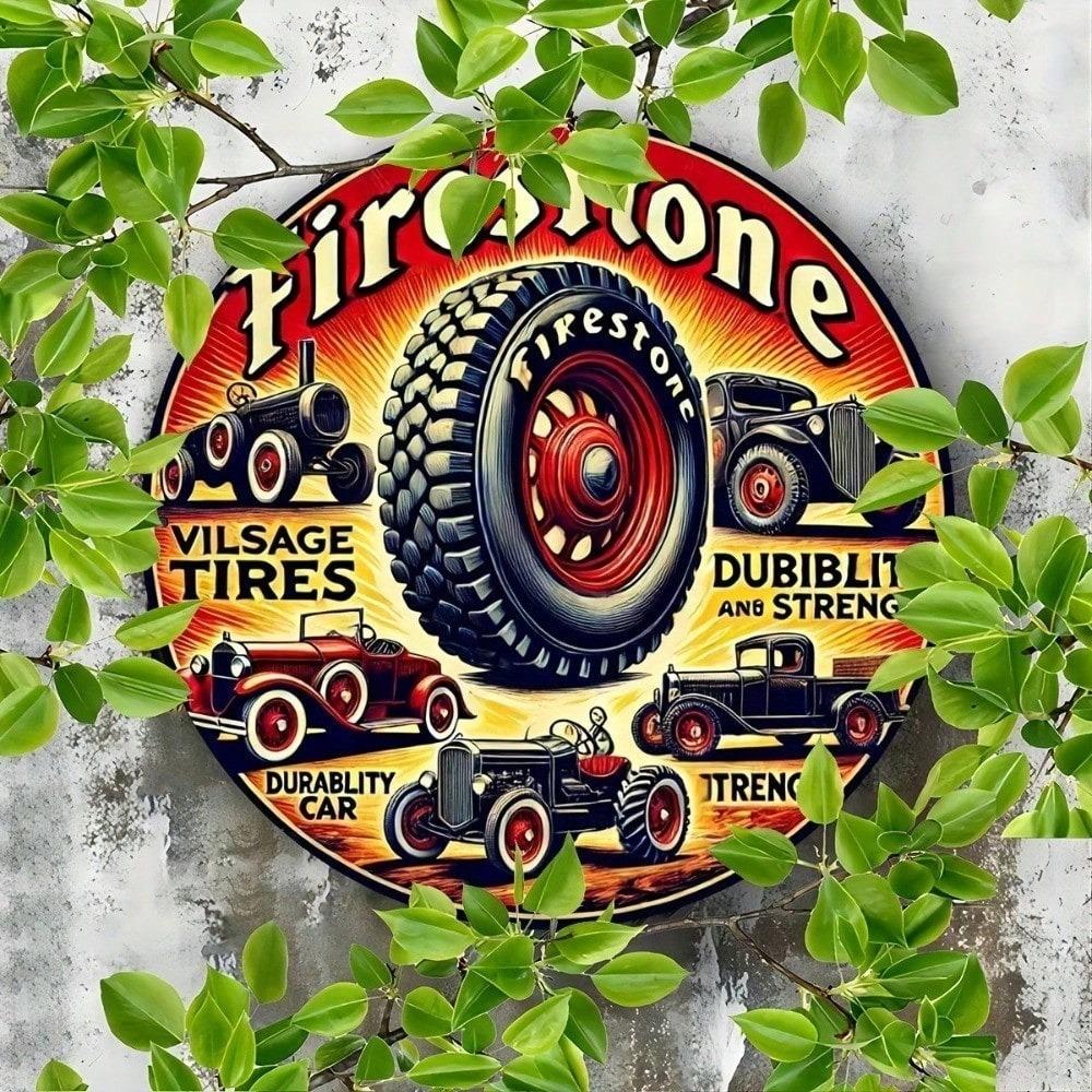 Vintage 8x8 Inch Tin Sign Metal Wall Art Retro Decor for Home Bar Garage Man Cave 1pc