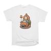 Herren Freizeithemden Kurzarm COZY MITTELFINGER Weiße T-Shirts Übergroße T-Shirts
