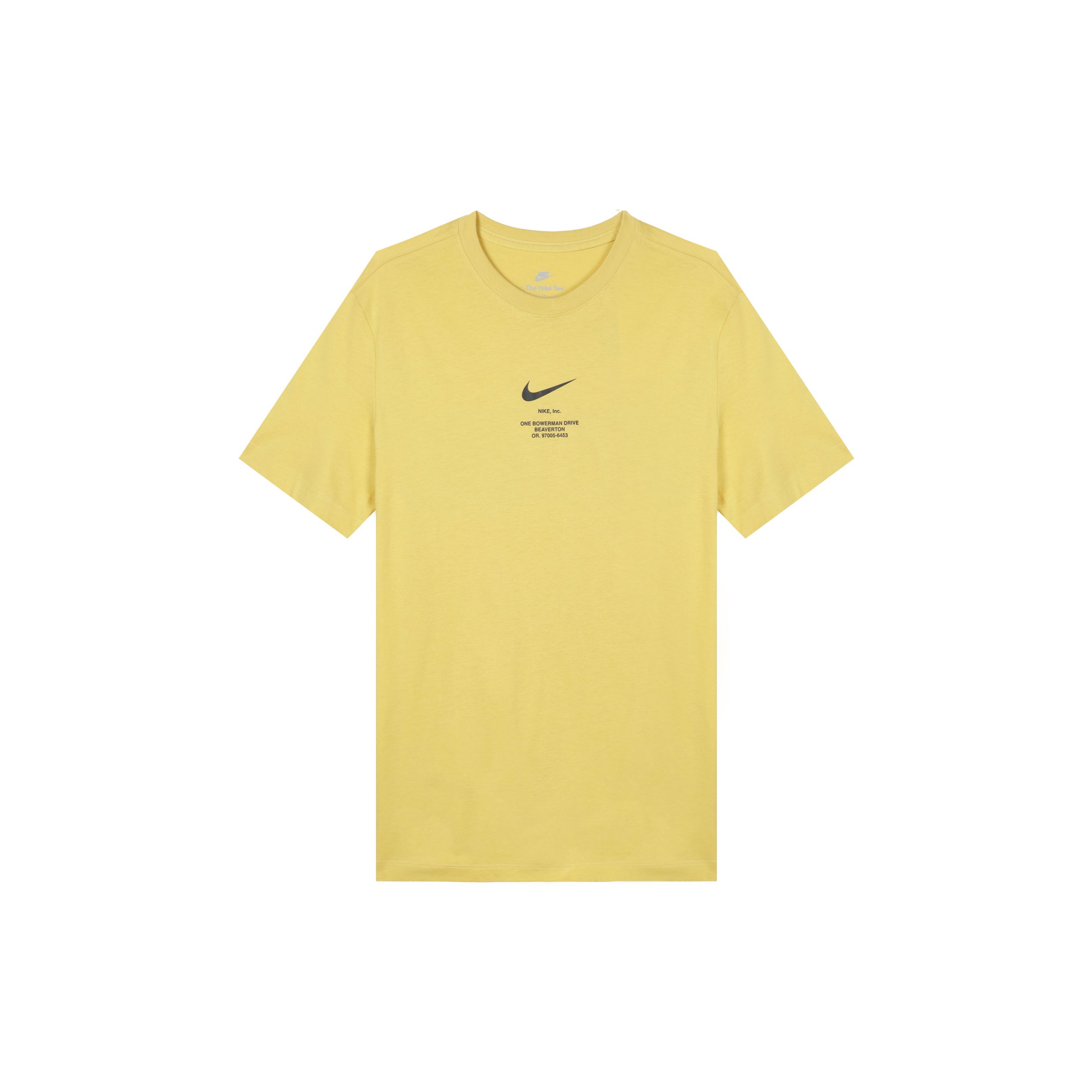 

Nike Sportswear Alphabet Logo Футболка с круглым вырезом и короткими рукавами Мужские топы Желтый DZ2882-700 M