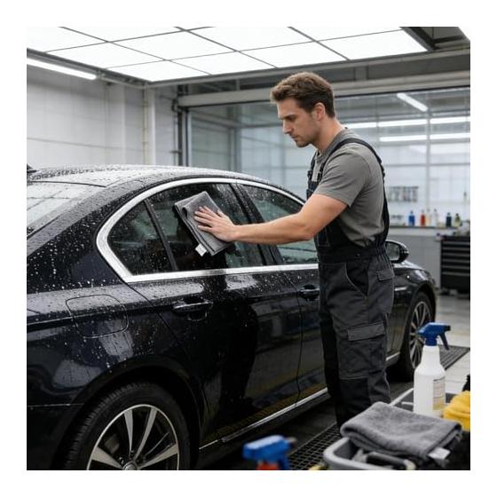 Car Wash Drying Towel - Double Sided Lint-Free Reusable Cloth Cleaning Dry Towel Car Detailing Cleaner for Automobile Boat Mirror Window Windshield