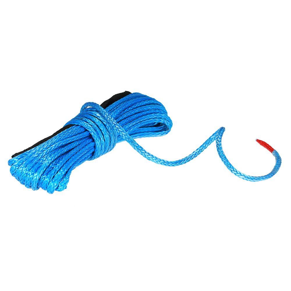 

6.5mm*15m 1/4 x 50 6600lbs Synthetic Winch Rope Cable,Blue