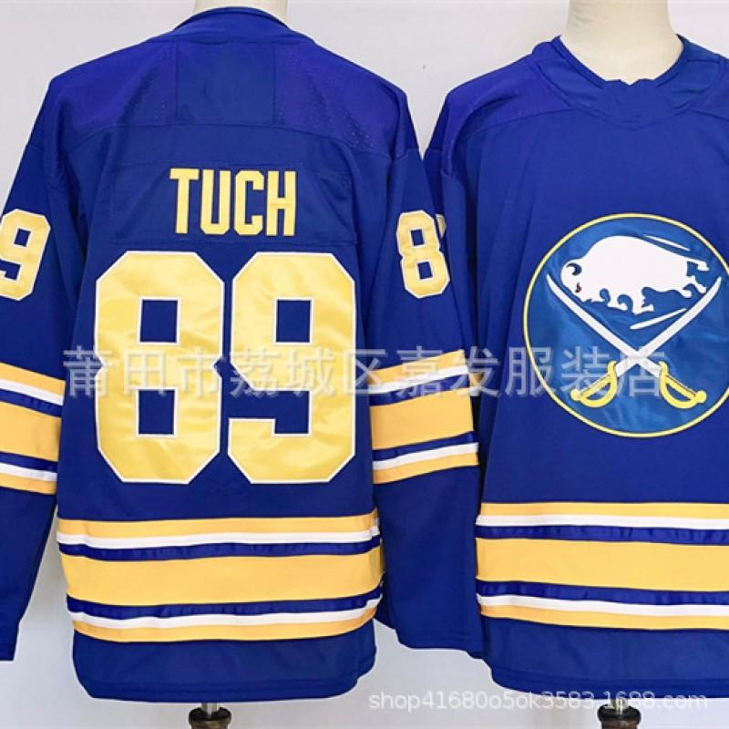 Mens Ice Hockey Jersey Dahlin 26 Tuch 89 Thompson 72 Custom Team Uniform Cotton Sport Wear