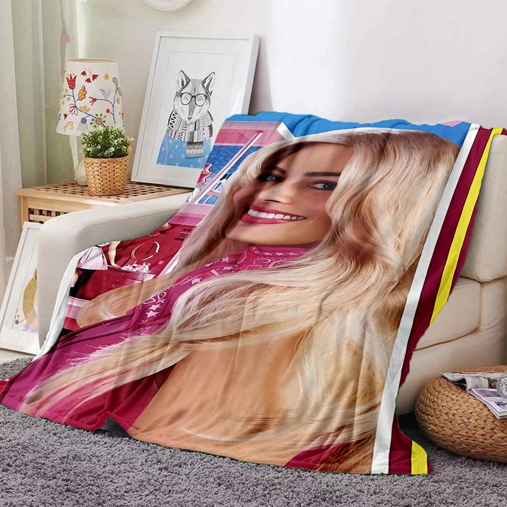 1pc pink stars Flannel Blanket Soft Warm Throw for Home, Office, Travel, All-Season Cozy Bedding GiftL1116 80cmx120cm(31inx47in)