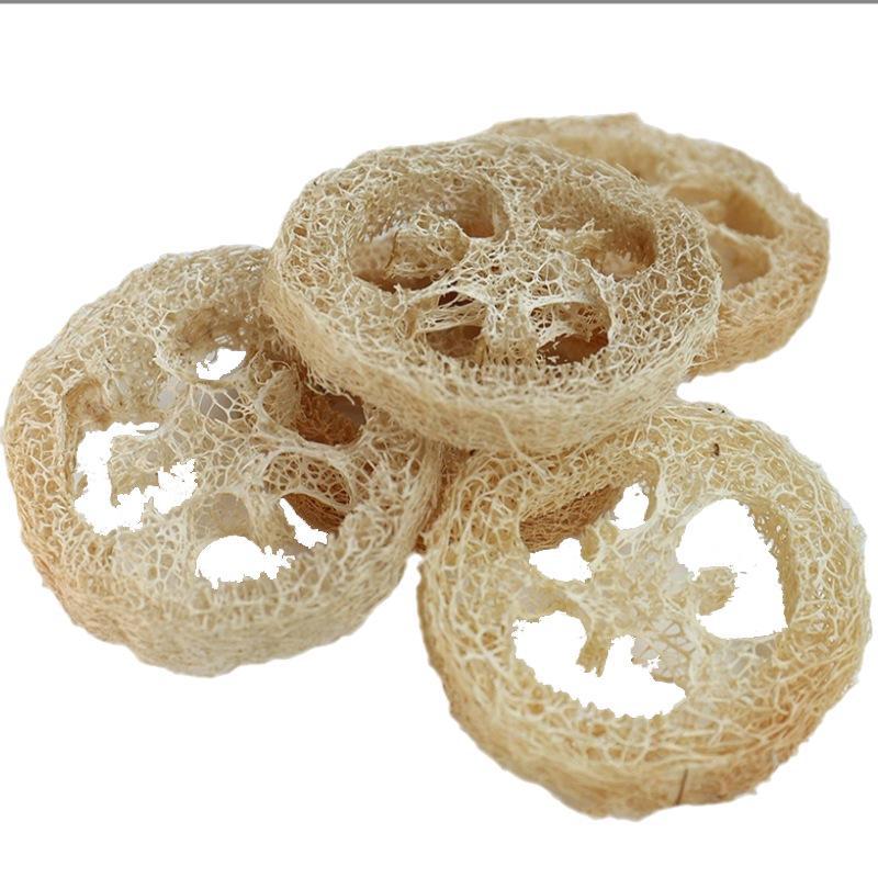

Игрушки для жевания из натуральной люфы для мелких домашних животных: Чистящие средства для зубов хомяков, собак, кошек и попугаев Large 6-8cm естественный
