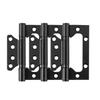 New 304 Stainless Steel Stainless Steel Hinge 3+1 Set 4 Inches Flush Door Hinges Small Solid Door Stopper Hinge Set Wooden Door