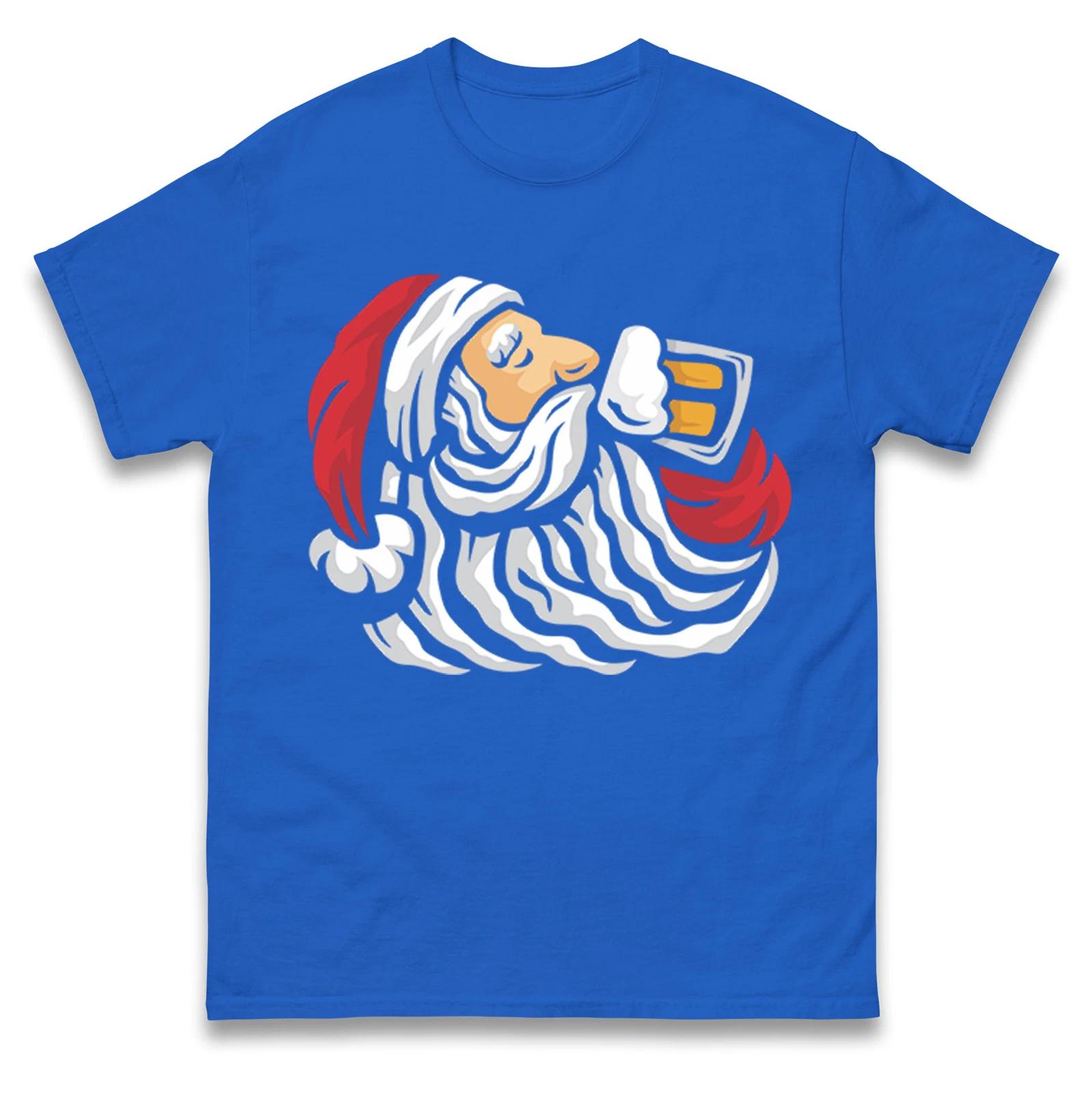 Cheerful Santa Bear Christmas T Shirt,Offensive Christmas Tee,Ugly Christmas Tee M