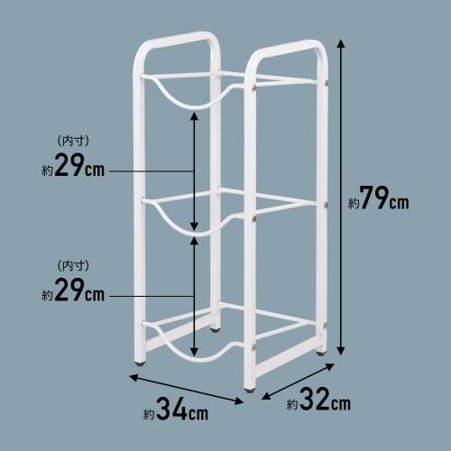 UPstore Water Server Bottle Rack, 3-Tier, Upright, for Gallon Bottles, Water Servers, and Tanks, with Adjustable Height, Space-Saving, Water Bottle St