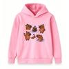 Kids Boys Girls Pullover Hoodie, Cute Cartoon Capybara Pattern Casual Warm Hooded Sweatshirt for Children Daily Wear School Holiday Outfit