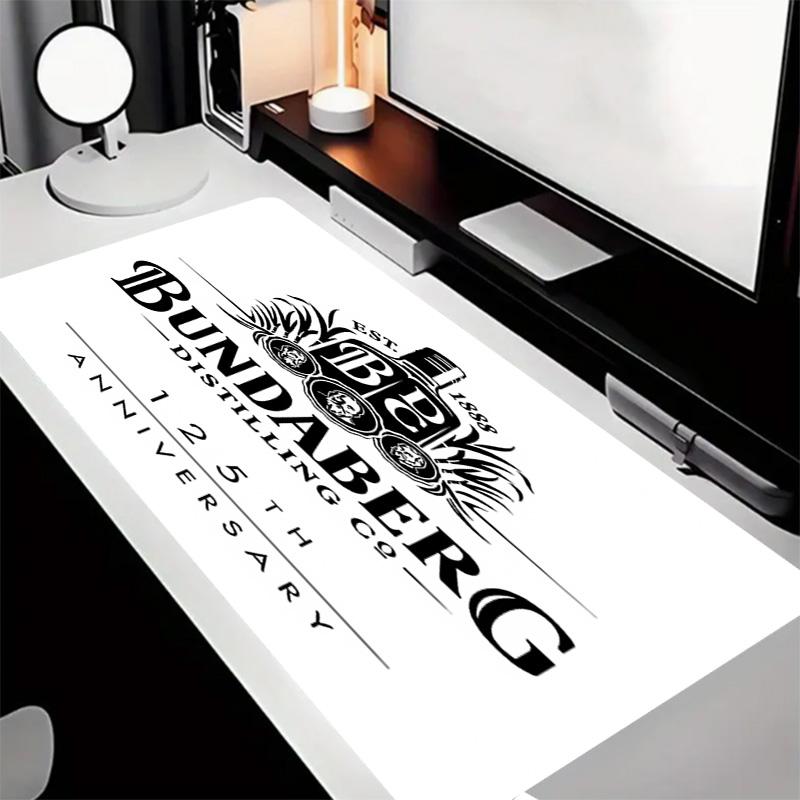 RUM B-Bundaberg Theme Premium Non-slip Mouse Pad with Stitched Edges,Durable Rubber Material,for Desktop & Gaming Great Gifts