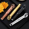Ice Clamp Cat Claw Tongs Stainless Steel Rust Resistant Ice Clip Kitchen Baking Utensils for Barbecue Bread Ice Cubes