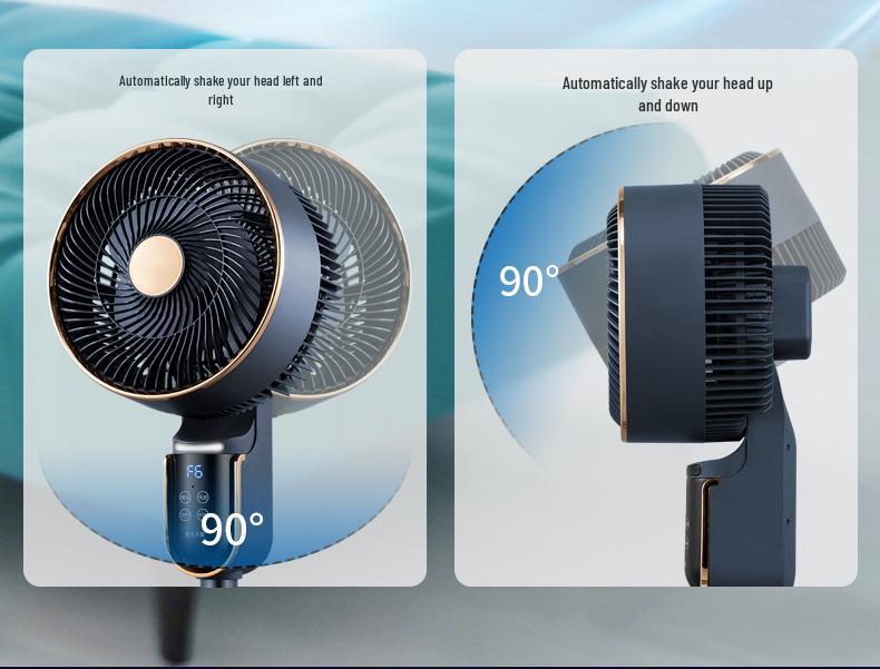 2026 Silent Vertical Floor Fan with Remote Control for Dormitory Use