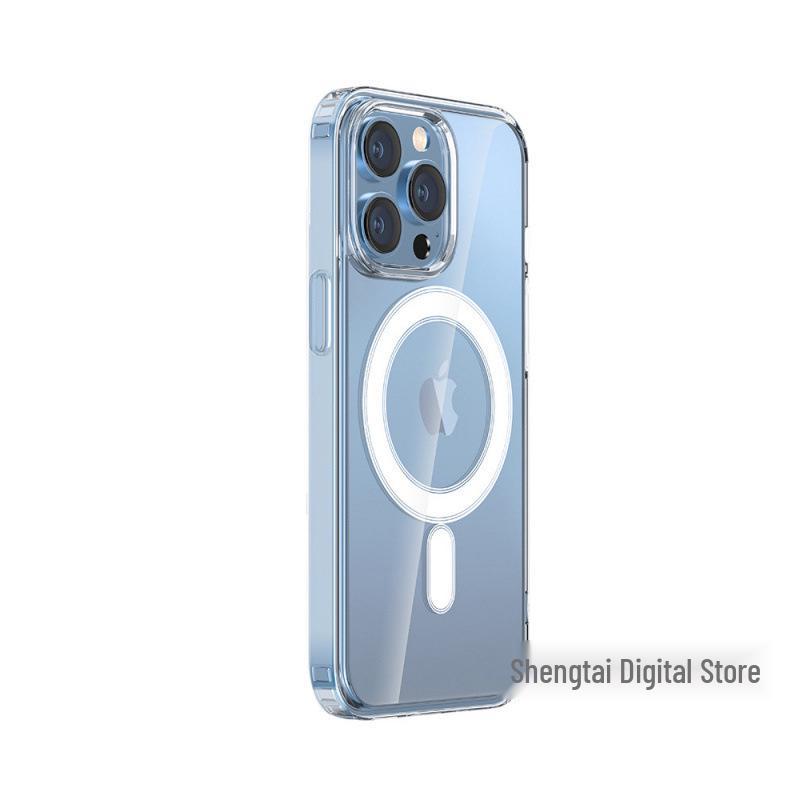 

Transparent Magnetic Drop-Proof Acrylic Case for iPhone 16 Pro Max and iPhone 17 iPhone 14