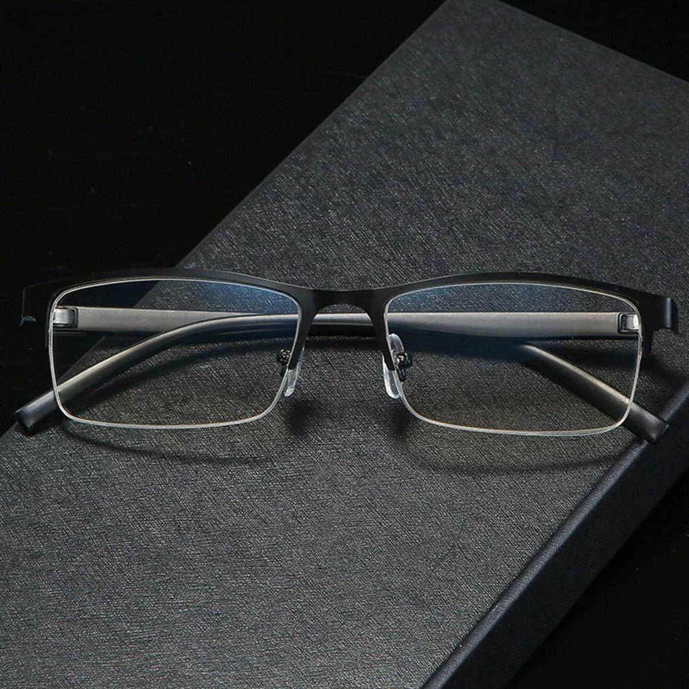 Business Style Bifocal Reading Glasses Women Men Progressive Vision Adjustment Eyeglasses Converted Light Multifocal +1.0 TO+4.0