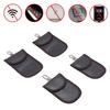 4PCS Signal Blocking Pouch Carbon   Key Fob  or Bag Anti Theft for Blocking Credit Card Radio Frequency Identification Information Leakage