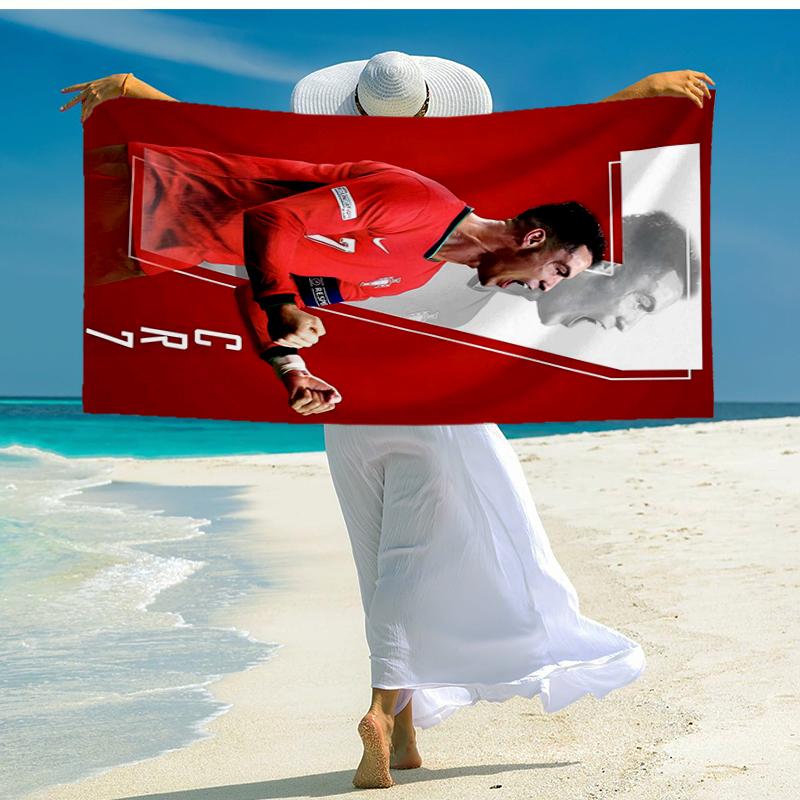 CRF 7 Fashion Beach Towel: Ideal for Summer Adventures, Soft, absorbent and quick drying, suitable for swimming and bathing