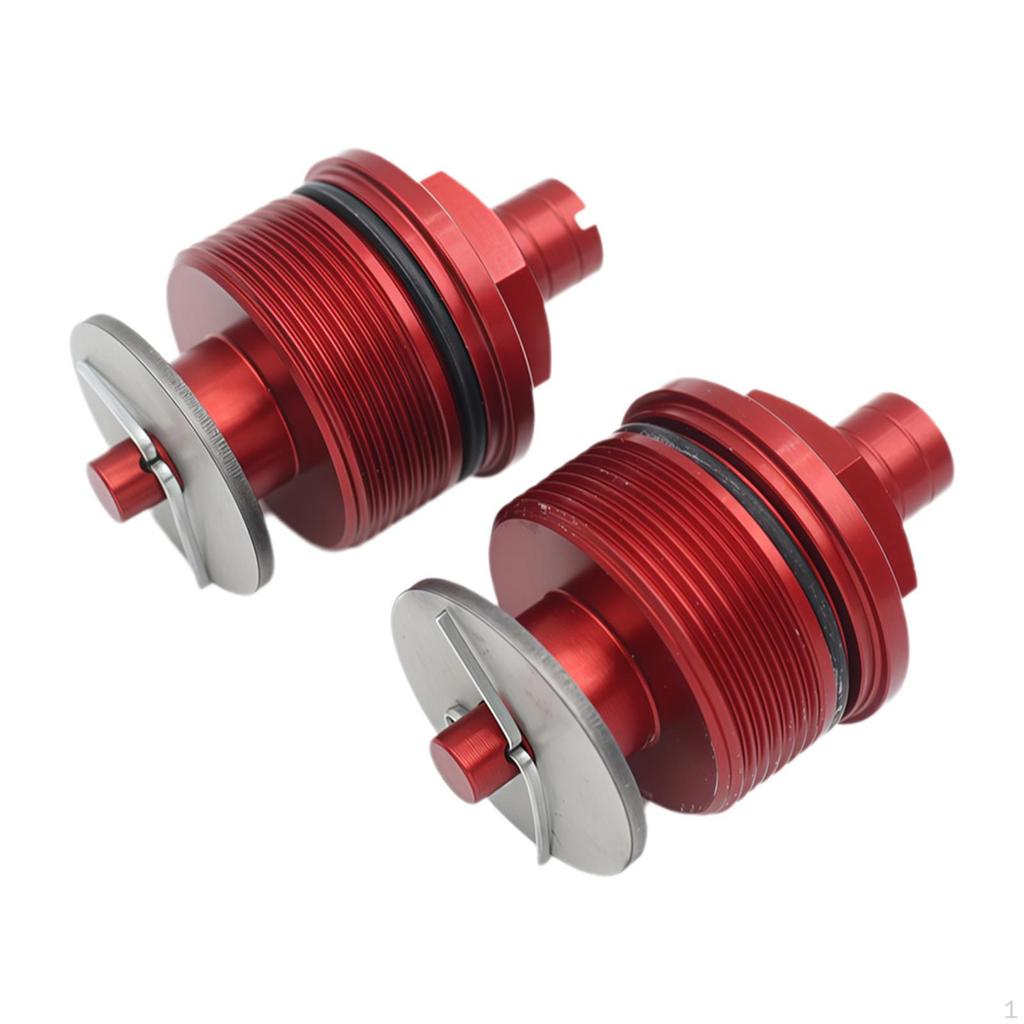 2 Pieces Front Shock Absorber Screws Impact Resistant Metal Motorcycle Directly Replace for 250