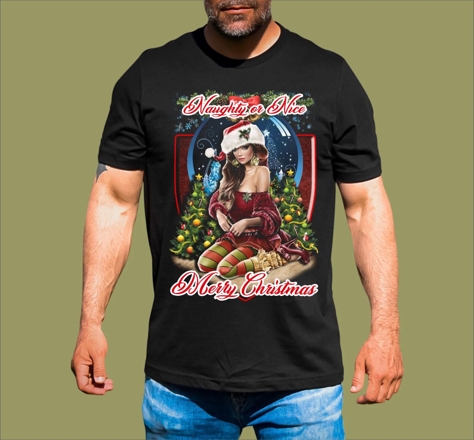CHRISTMAS NAUGHTY OR NICE T-SHIRT 3XL