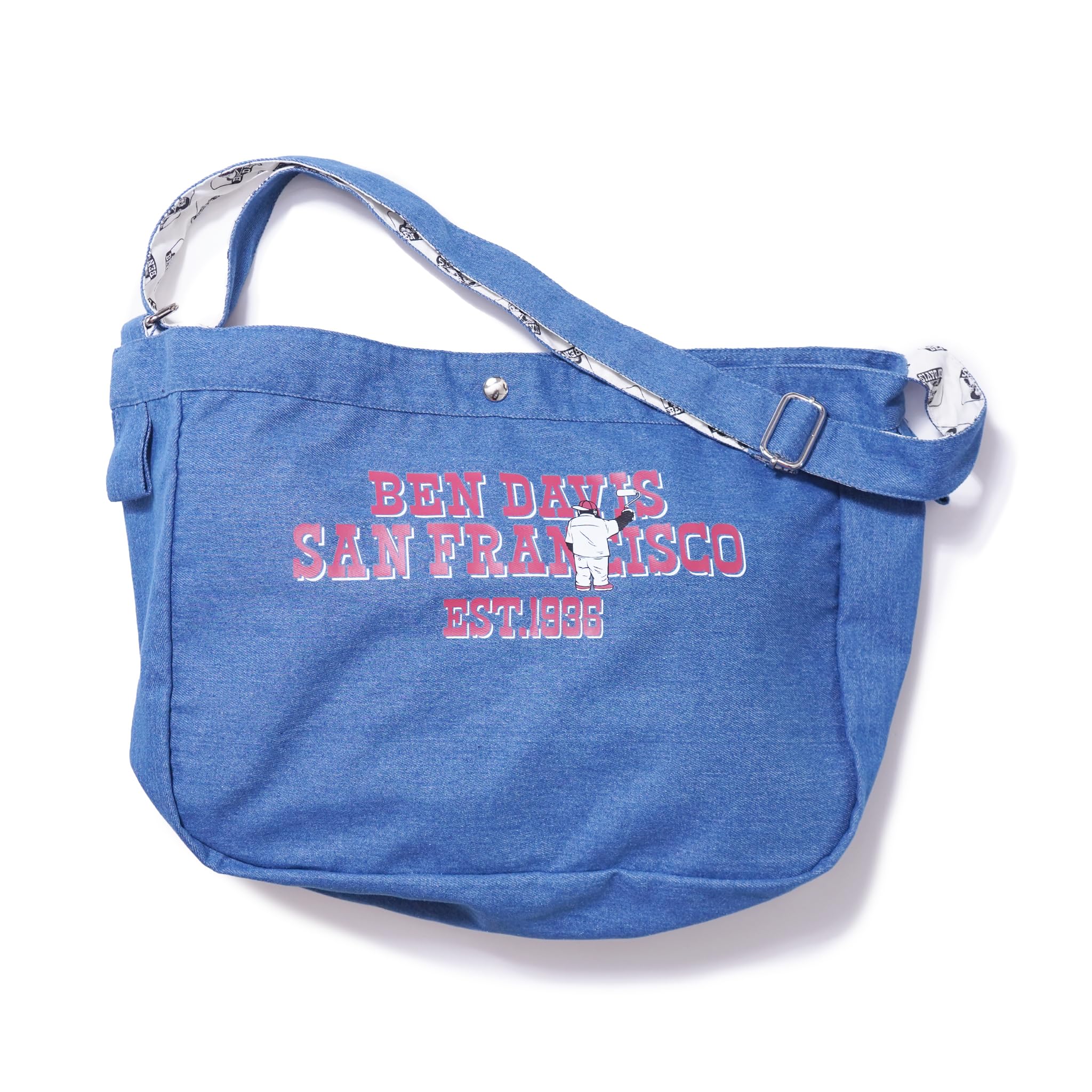 Newspaper Bag NEWSPAPER BAG DNM [Ben Davis] джинсовый