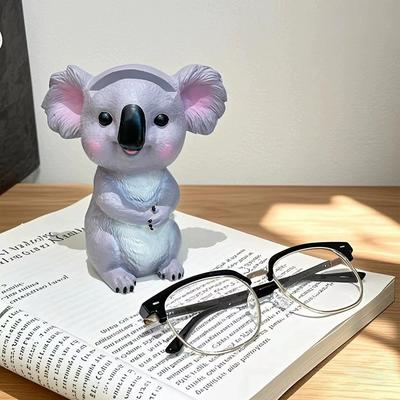 1 buc Suport ochelari animal drăguț, suport amuzant pentru ochelari de soare Koala, suporturi creative pentru ochelari, raft decor pentru casă, birou