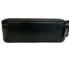 MONCLER Cross body bag leather Horizontal body bag black leather Used