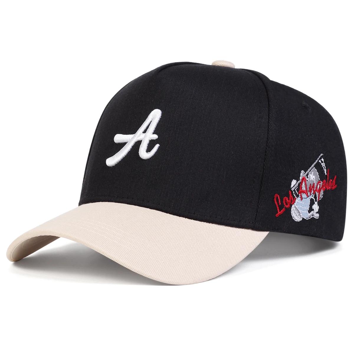 

Unisex Personality A Letter Embroidery Baseball Caps Spring And Autumn Outdoor Adjustable Casual Hats Sunscreen Hat