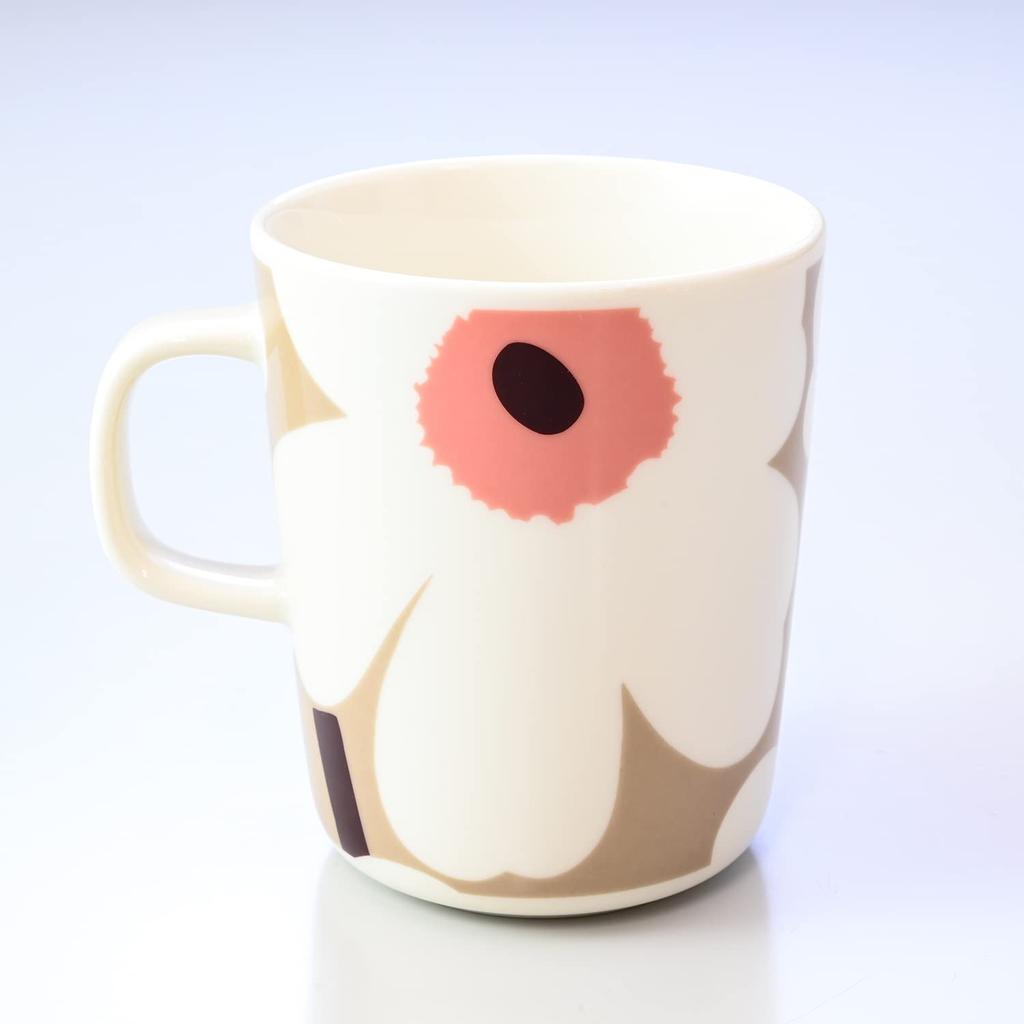 MARIMEKKO Fall UNIKKO Clay and 71830 183 Mug, 2022, 250ml, White, [Used]