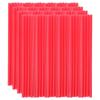 100Pcs Party Supplies Bar Accessories Plastic Disposable Straws Multicolor Colorful Summer Drinking Straw Large 19cm