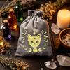 Velvets Tarots Card Storage Bag With Elegant Silk Screen Print Jewelry Pouches for Safe Storage And Stylish Carry