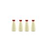 4Pcs Lovely Mini Resin Milk Bottles Model Toy Dollhouse Miniature Accessories