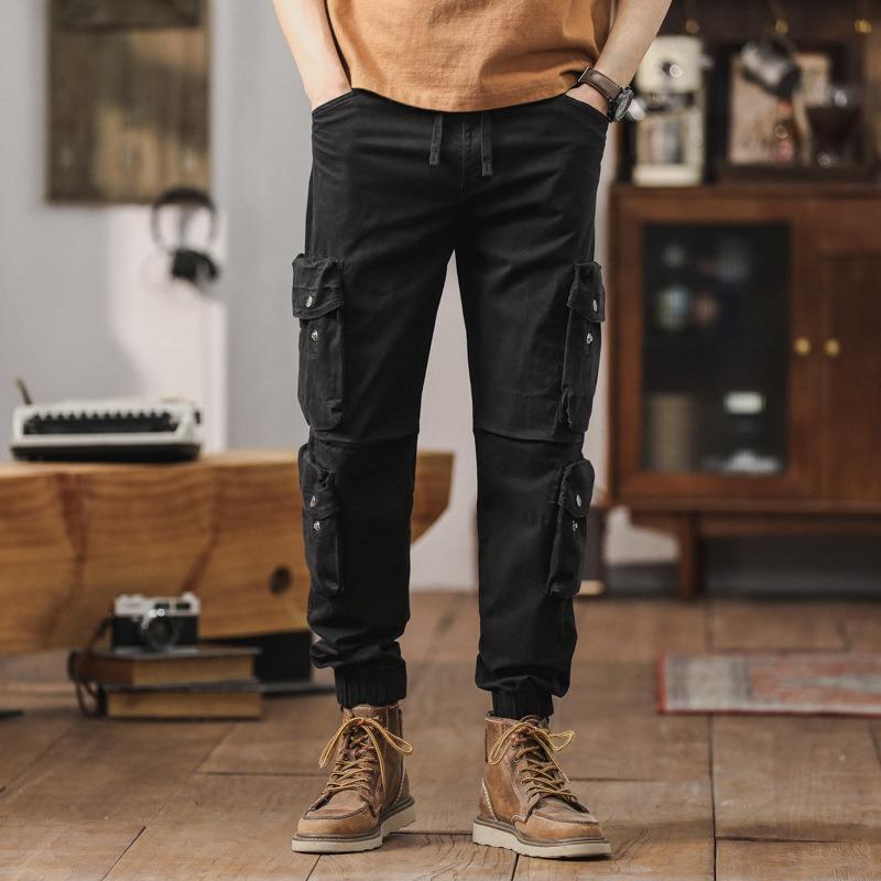 Overalls Men's New Trendy Brand Outdoor Men's Casual Loose Leggings Loose Pants High-end Men's Pants