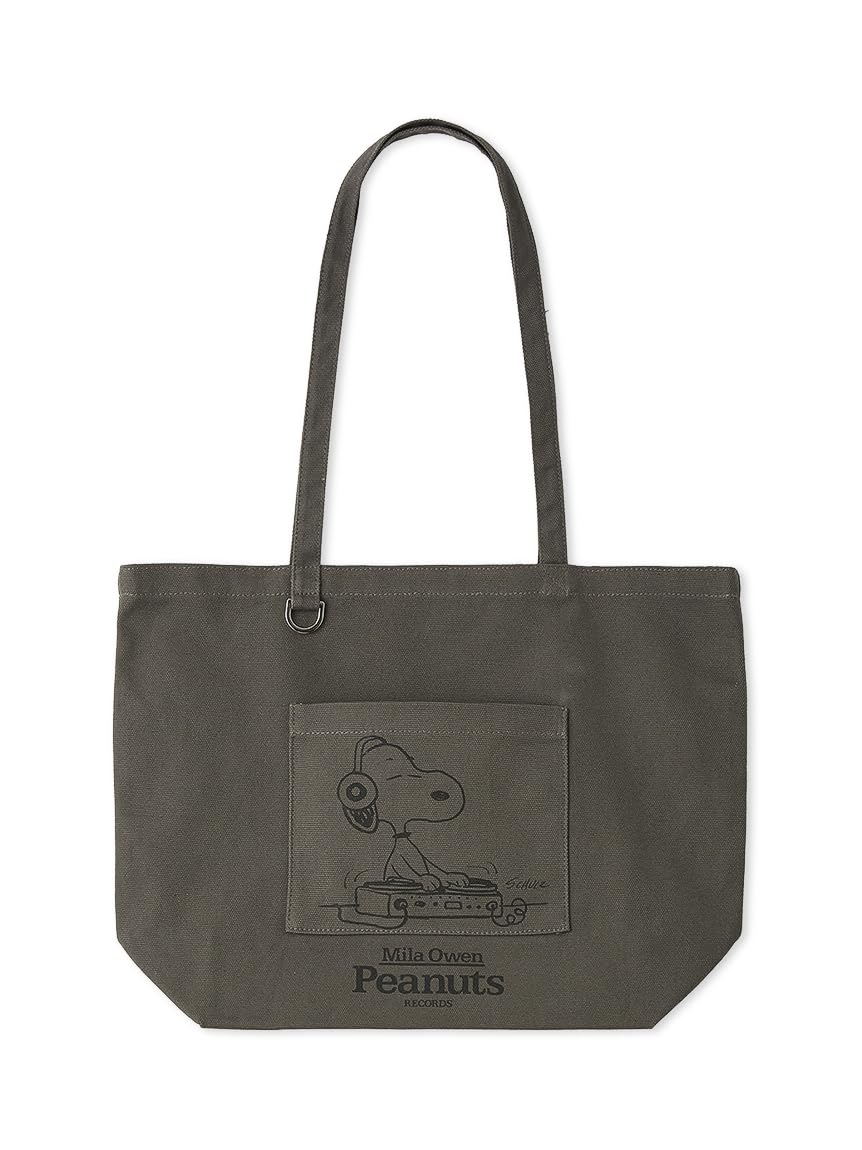 Tote Bag 09WGB261509 CGRY F [Mila Owen] PEANUTS RECORDSCanvas Women s
