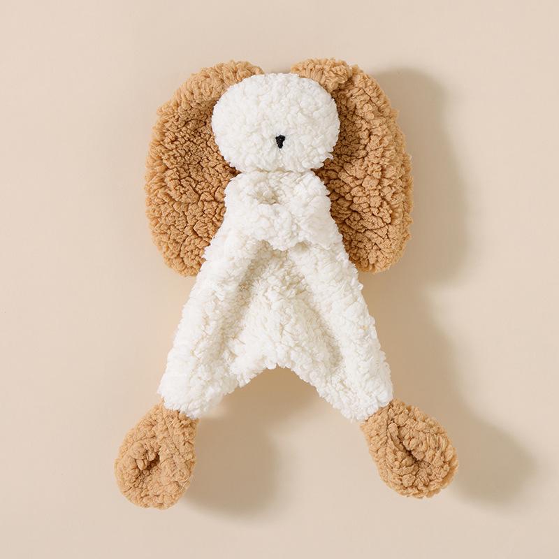 Pure Cotton Baby Comfort Toy: Rabbit Sleep Companion Crinkle Handkerchief