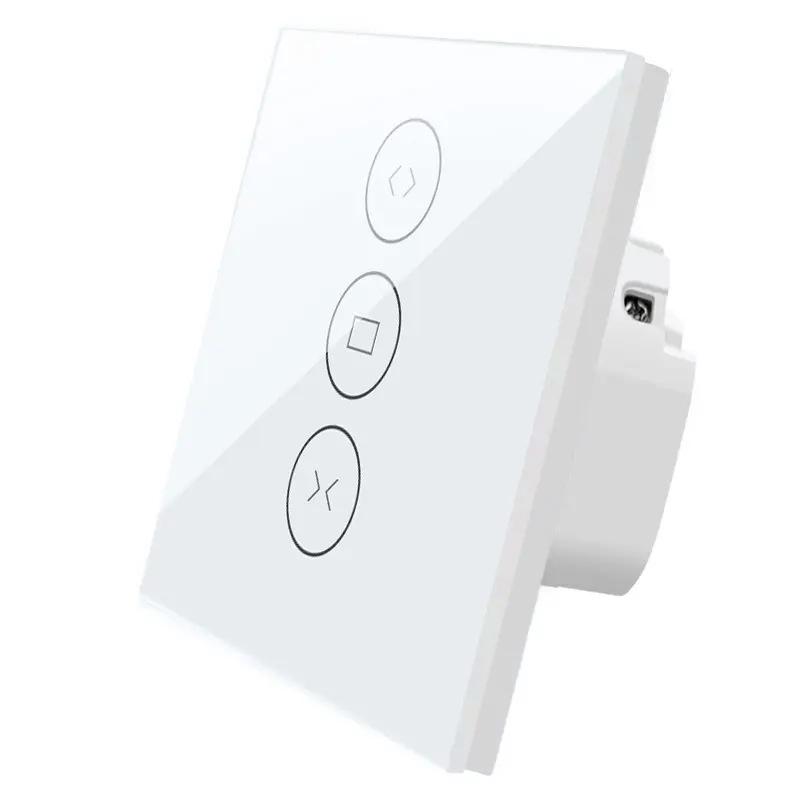 Graffiti Zigbee Smart Curtain Switch with Touch, Remote, and Alexa Voice Control