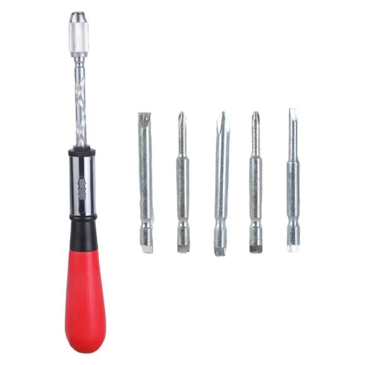 Semi Automatic Spirals Screw Driver Hand Pressing Ratchet Screwdriver Tool Push Pull Ratchet Screwdriver Easy to Use 1
