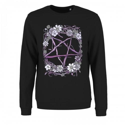 Grindstore Donna/Donna Pagan Pentagram Felpa L