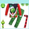 Whimsical Green Monster The Grinch Pajama Suit Perfect For Christmas Celebrations