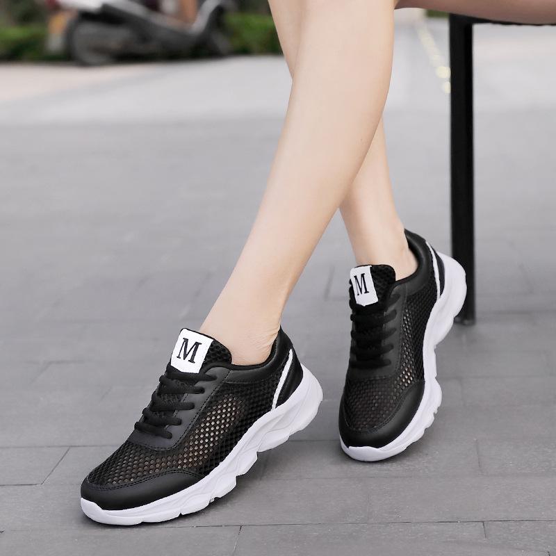 Fashion Autumn New Running Shoes Women's Sports Shoes Mesh Anti Slip Breathable Soft Sole Lightweight Casual Shoes