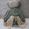 [USED] BOYDS BEARS Check Dress Teddy Bear