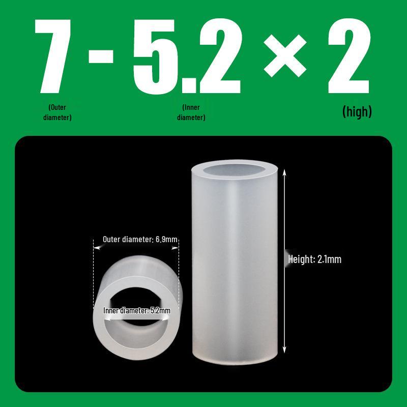 Nylon Insulating Spacer M4M5 Round Riser for LED Lamps and PCB Support