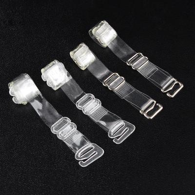 1 Paar Dames Elastische Transparante Siliconen BH-bandjes Verstelbare Lingerie Accessoires