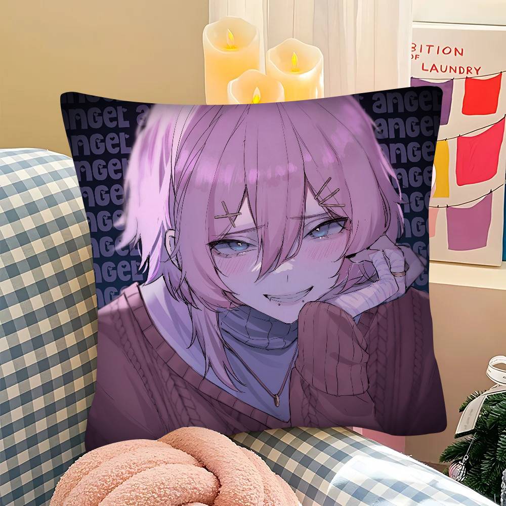 

pc DWY Days With You Ren Pillow Case Fashion Square Pillowcase Bedroom Sofa Room Ins Decoration Leisure 40x40 cm