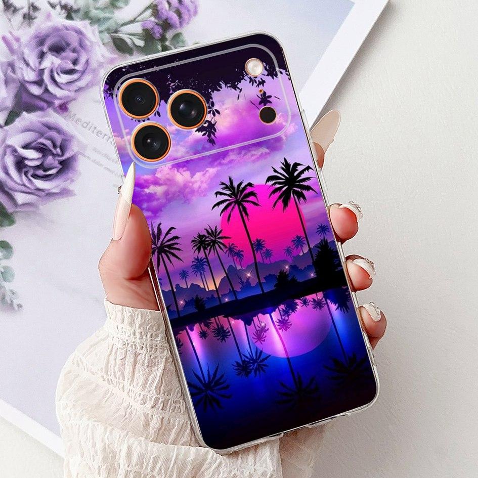Für iPhone 17 Pro Max Hülle Coole Drachen Löwen Katze Cartoon Weiches Silikon Handy Rückseite auf iPhone 17 Pro iPhone17 17Pro Schutz