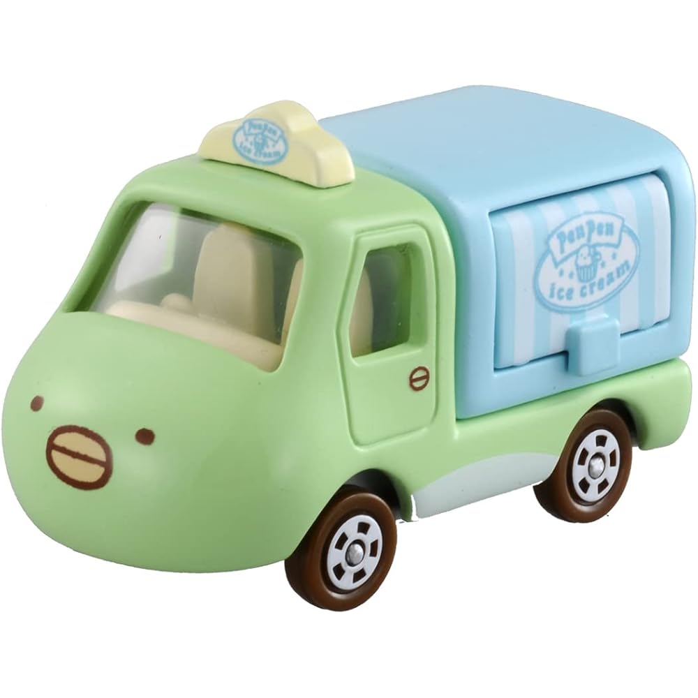 

Takara Tomy Tomica Dream Tomica No.167 Sumikko Gurashi Penguin Ice Cream Shop Diecast Toy Car for Ages 3 and Up